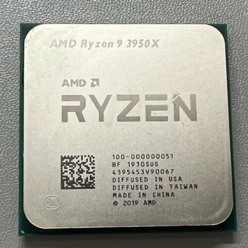 Procesador de CPU AMD Ryzen 9 3950X 3.5-4.7GHz 16NÚCLEOS 32Thr 105W Socket AM4 R9 3950X R9 3950X - Imagen 1 de 1