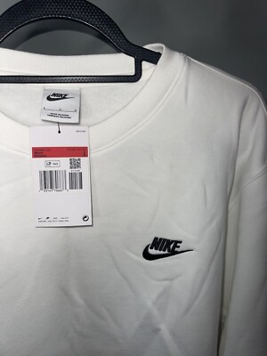 white nike hoodie black ticks