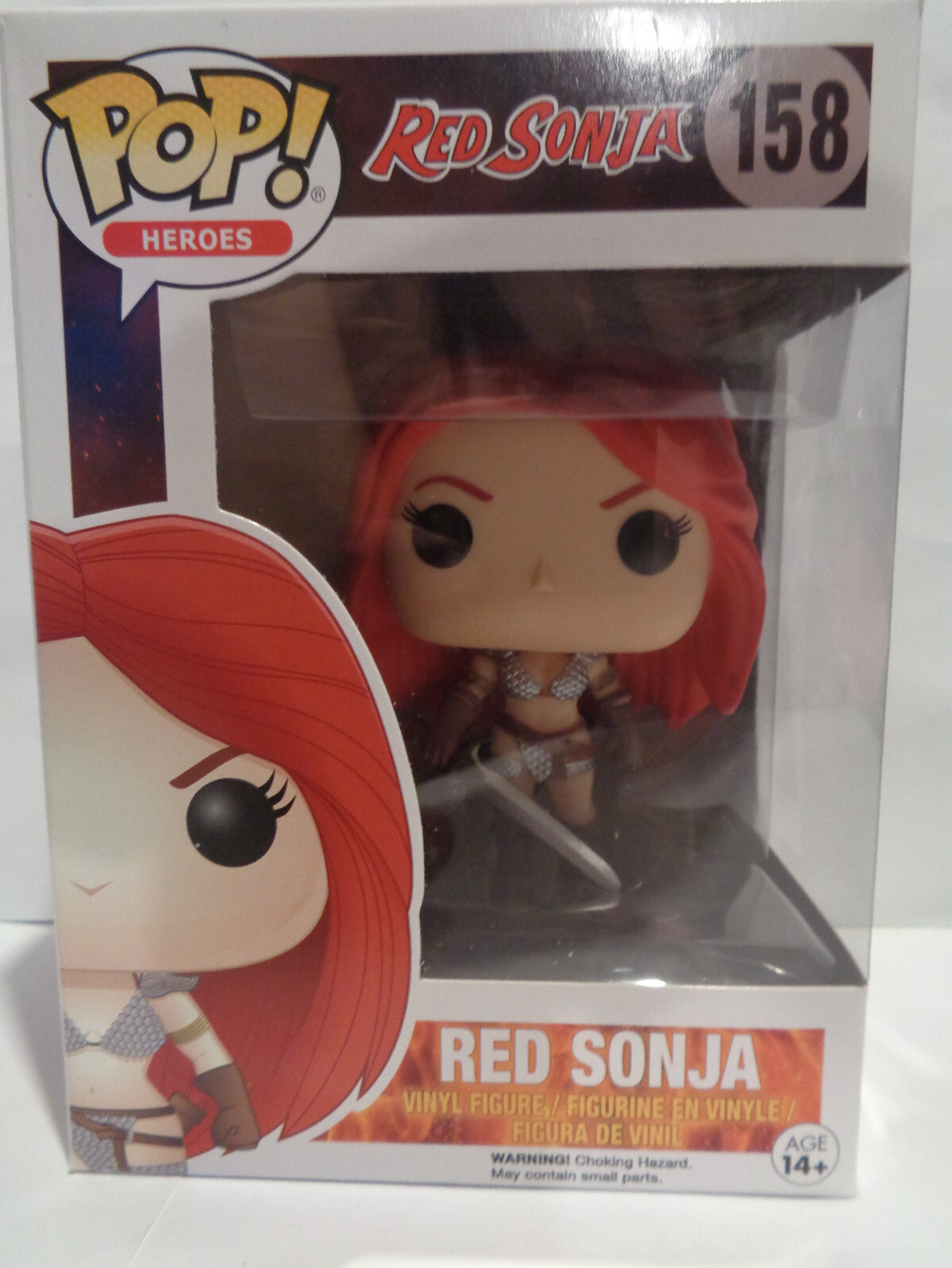 Pop 158 Red Sonja Heroes Funko Pop &Amp; Plastic Protector 2016 Make