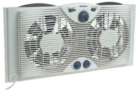 Holmes Twin Window Fan With Comfort Control Thermostat Holmes Twin Window Fan With Comfort Control Thermostat