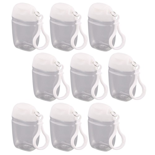 9PCS Keychain Bottles Lotion Dispenser Bottle Keychain Hand Sanitizer Bottles