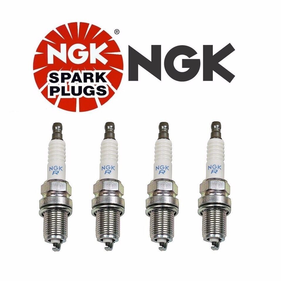 Set of 4 Pre-Gapped Spark Plugs NGK Standard Resistor OEM Performance Power 5553