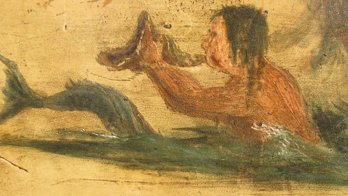18. Jh. Original Klassik Rokoko Reihenboot Sitzlehne Delfine nach Metzger - Bild 20 von 24