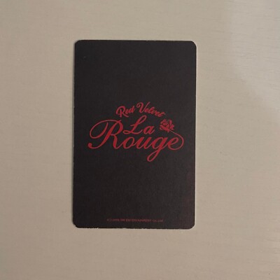 Red Velvet Irene La Rouge Keyring Official Photocard Kpop | eBay
