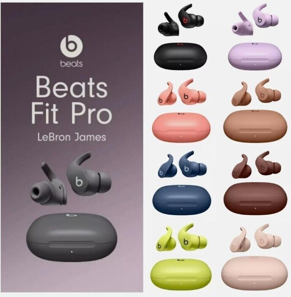 Sealed Kim X Beats by Dre Fit Pro earplugs-new wireless audio capabilities -