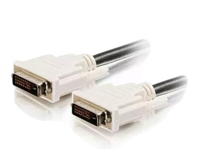 CTG 26911 DVI-I M/M Single Link Digital/Analog Video Cable, Black 6.6 Feet 2M