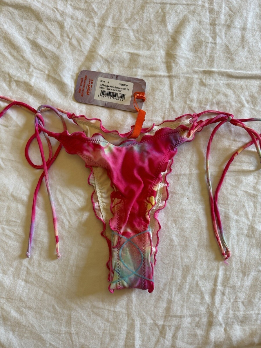 Jaded London Azalea Frill Bikini Bottom UK
