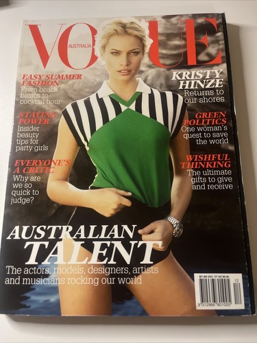 Vogue Australia December 2007 Kristy Hinze