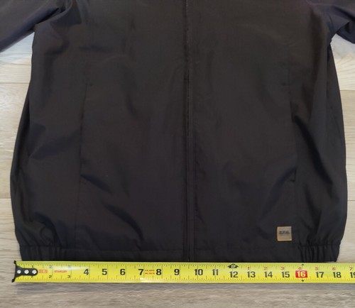 IZOD XFG Windbreaker Jacket Men’s Size Small Black Golf 3/4 Sleeve Full Zip - Picture 10 of 15