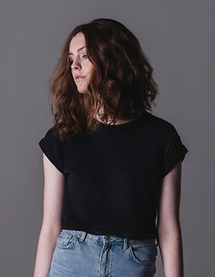 Mantis M96 | Damen Crop Top T / Fallende Schulterpartie