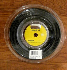 Luxilon 4G Black Tennis String Reel - 16 Gauge