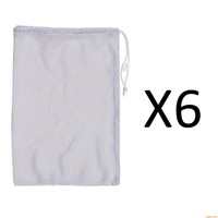 Champion Sports 24x36 Heavy Duty Nylon Mesh Bag W/ Drawstring, White (6-pack) on sale Champion Sports 24x36 Heavy Duty Nylon Mesh Bag W/ Drawstring, White (6-pack) on sale