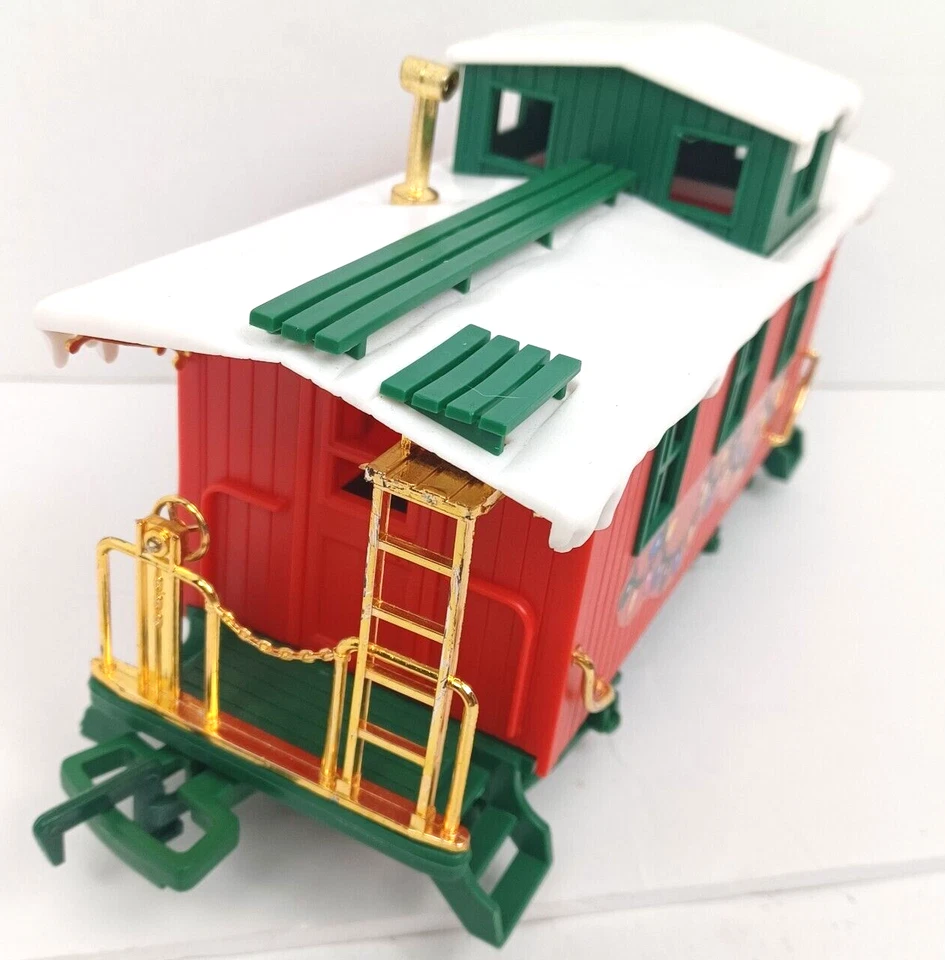 Vintage 1986 New Bright Christmas Special Express Caboose Passenger Car 12" Long - Image 3 of 4