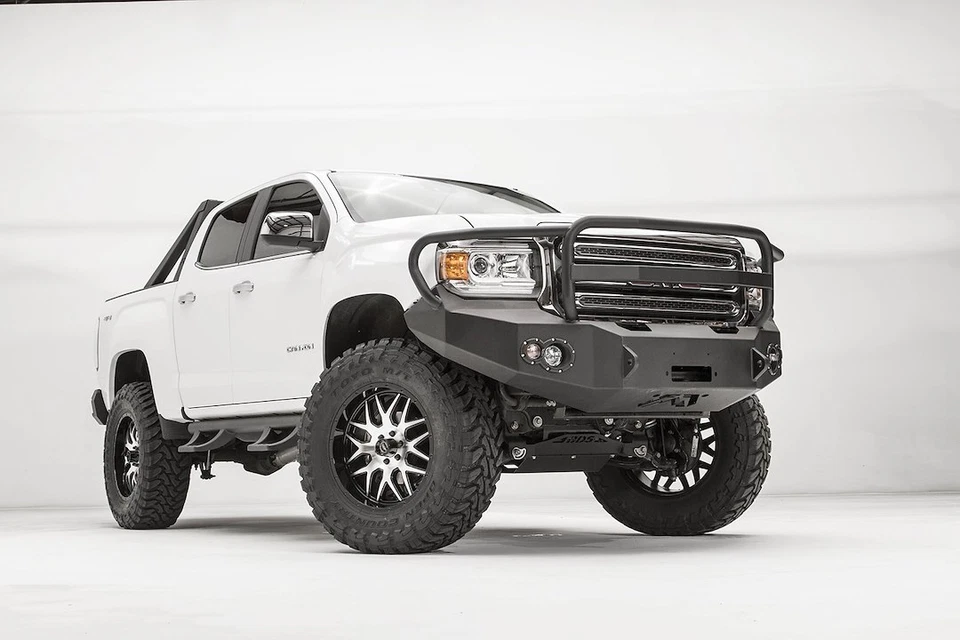 Parachoques delantero para GMC Canyon 2015-2020, Fab Fours GC15-H3450-1 Foto 3 de 4