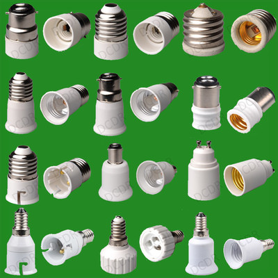 55+ TYPES OF LIGHT SOCKET ADAPTOR, BASE 