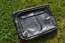 Aston Martin Leather Luggage Garment Bag Black Vintage
