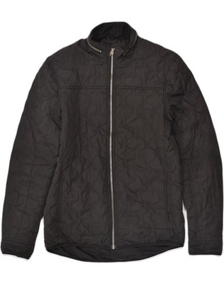 JACK & JONES Herren Workwear Bomberjacke UK 38 Medium Schwarz Polyester AH59