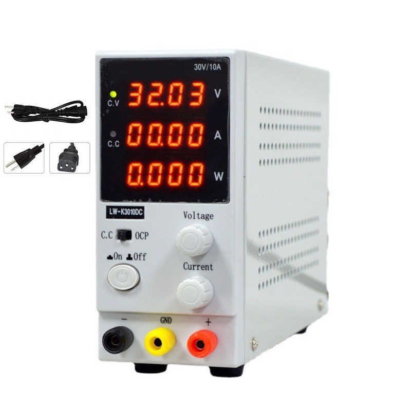 K3010DC 30V 10A DC Power Supply with Voltage and Current Display