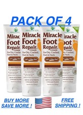 Miracle Foot Repair Cream, 8 oz / Paraben Free -------  PACK OF 4