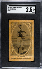 1922 Neilson's Chocolate (V61) Ed Rommel Type 2 SGC 2.5 GD+