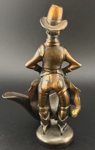 Portapipa tabacco vintage cowboy metallo supporto poggiapipe caddie - Foto 4 di 7