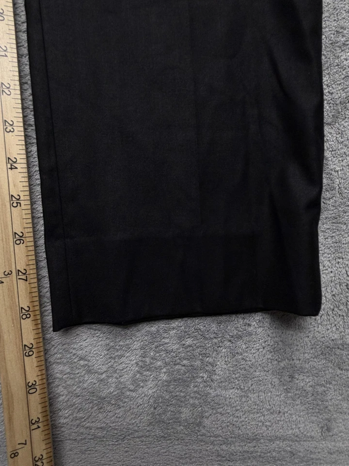 Pantalones INC International Concepts Para Hombre Medidos 38x28 Negros Milán Calce Ajustado Pantalones Foto 3 de 4