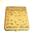 Antique Cigarette Case 1920 30's Tobaccaina Leather Fabric Lined