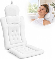 Full Body Bath Pillow for Bathtub, Bathtub Cushion for Head, Back, Neck Support