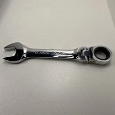 ICON PRO Stubby Flex Metric Ratcheting Wrench 19mm WRSTFM19 7” Long