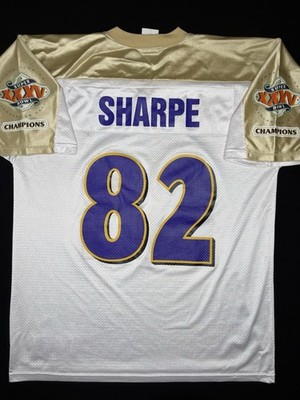 Rare Baltimore Ravens Shannon Sharpe Super Bowl 35 Majestic
