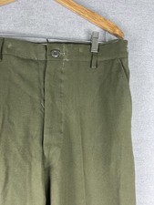 Vintage 1976 Wool Military Field Trousers Army Pants DSA100-76-C-1262