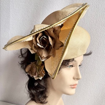 Vintage Jack McConnell Vintage…Jack McConnell….feathered wool Hat main image 3