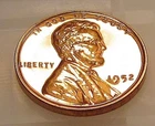 1952   Gem Proof  Lincoln Wheat Cent EYE CANDY Blazing Red Beauty #1227 ~ 9