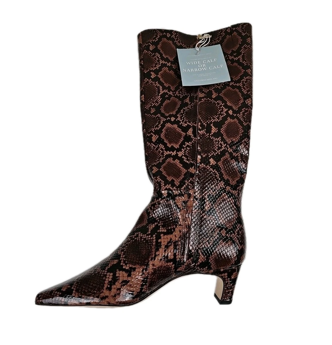 Chaussures Femme Antonio Melani Taille 7.5 - Talons Compensés En Tissu Floral Marron