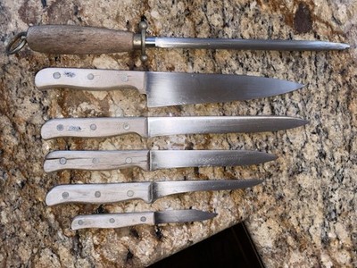J.A. HENCKELS OLD COUNTRY KNIFE SET GERMANY