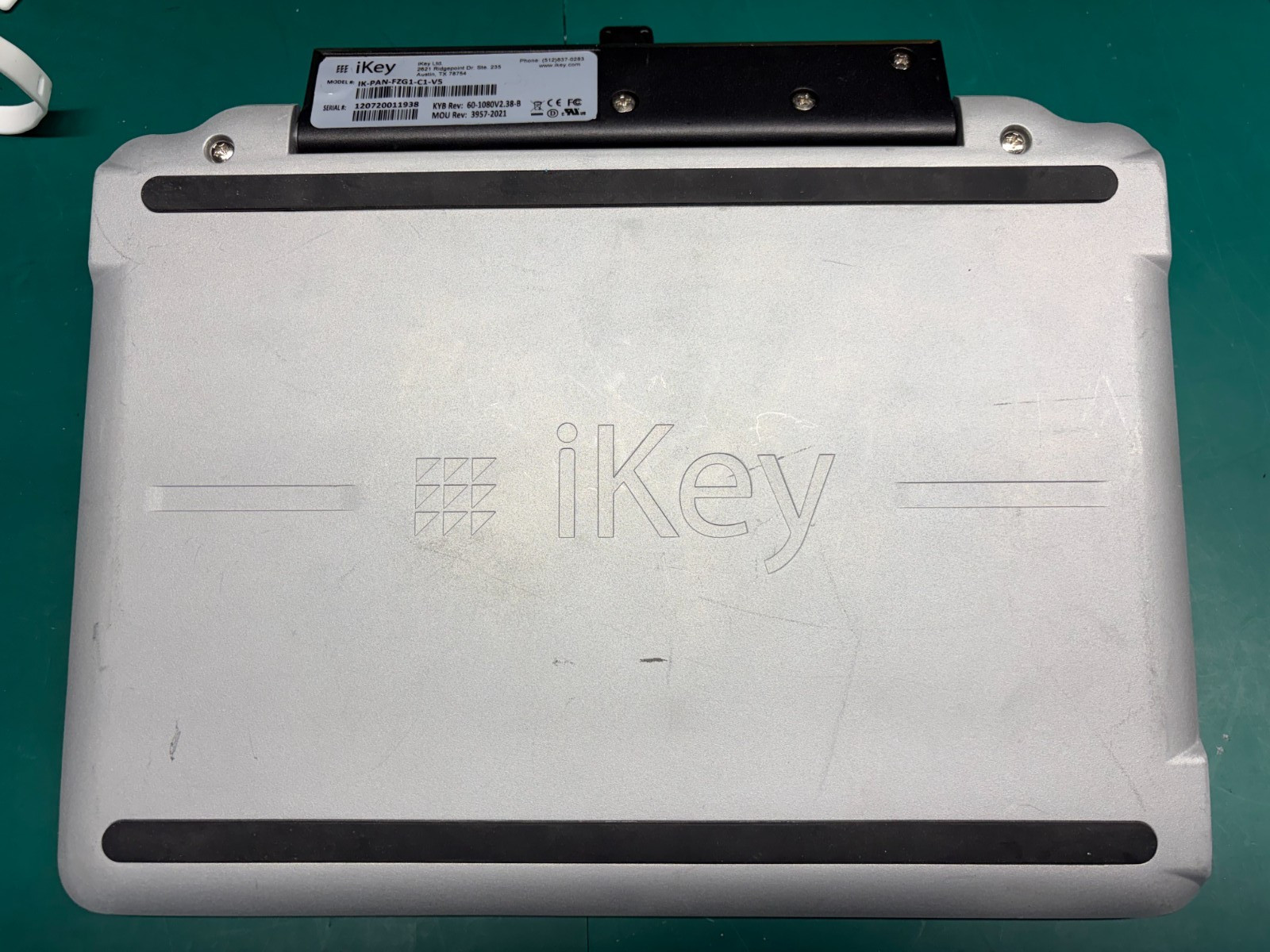 Tastiera iKey per Panasonic FZG1 Panasonic Touchpad Tablet IK-PAN-FZG1-C1-V5 foto 3