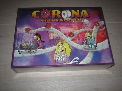 Corona Mit Eifer ins Geschäft Brettspiel 2-4 Spieler ab 7 Jahren Pandemie NEU
