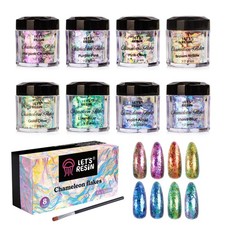 LET'S RESIN Chameleon Flakes, Resin Supplies -Intense Intense Flake