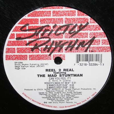 Reel 2 Real Featuring The Mad Stuntman - Can You Feel It? (12'') (Very Good Plus 