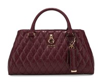 Guess Tamara Girlfriend Satchel Schultertasche Handtasche Tasche Merlot Weinrot