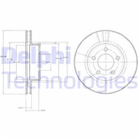 2X Delphi Bremsscheiben Vorne 286Mm BelÜFtet Passend FÜR Ford USA Explorer |