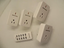 Dewenwils Programmable Remote Control Outlet 4 Pack Indoor Wireless Plugs Timer