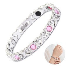 Ultra Strength Magnetic Bracelet for Woman - 3,500 Gauss Per Magnet - Gifts ....