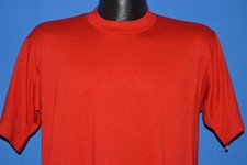 vintage 80s JERZEES BLANK RED 50/50 USA MADE DEADSTOCK UNWORN t-shirt MEDIUM M