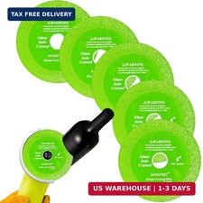 5 pcs Glass Cutting Disc for Angle Grinder, 4" X 7/8"Ceramic Tile Cutter Blade,