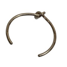 CELINE Knot Extra Thin Bracelet Bangle in Silver Women USED