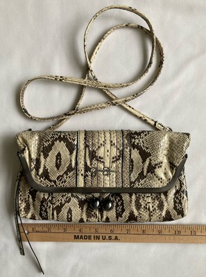 Evening Clutch /Handbag By Jessica Simpson Snake -Skin NWOT