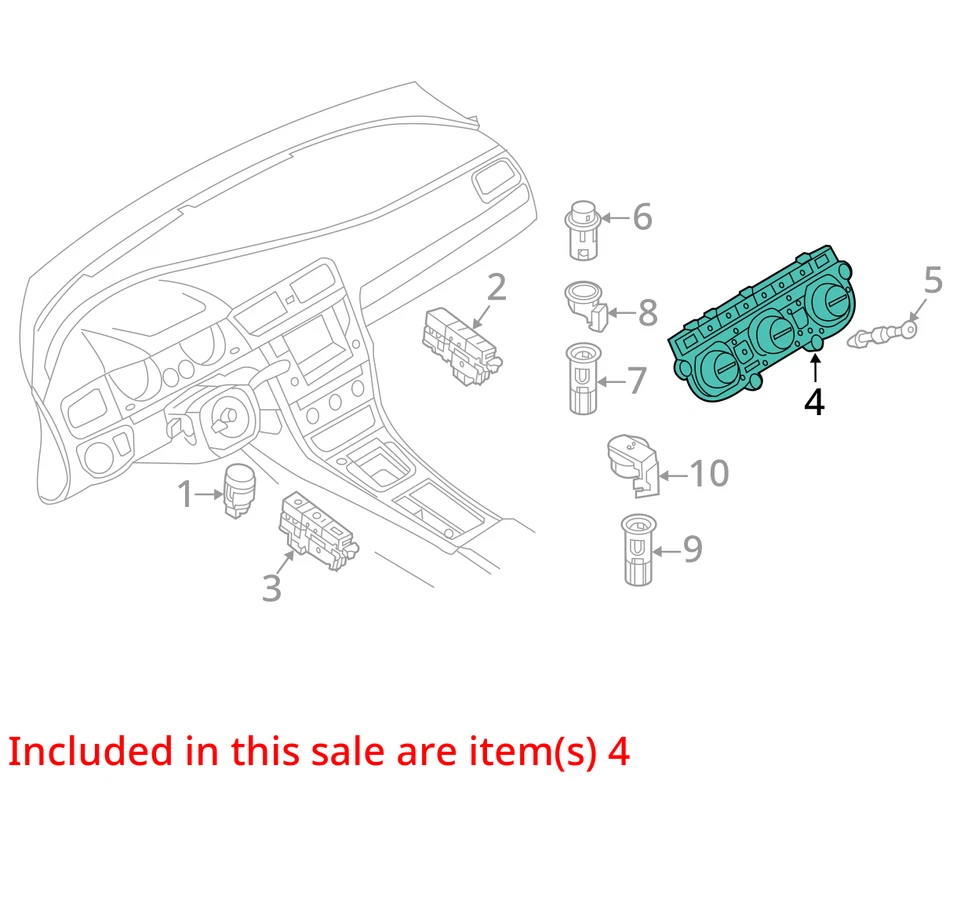 Control de temperatura doble zona climatizador se adapta a 18-20 GOLF GTI 6818763 Foto 3 de 4