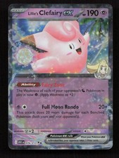 Lillie's Clefairy ex 076/217 Ascended Heroes Pokemon Near Mint B40-94