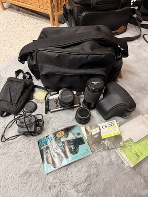Yashica FX-D Quartz Camera BUNDLE